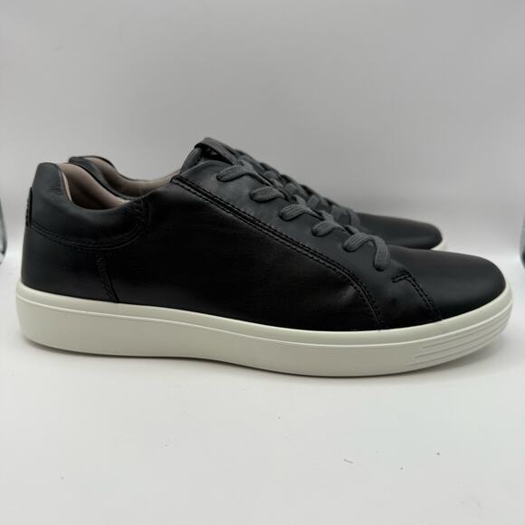 ECCO MEN\'S 11 CLASSIC SNEAKER BLACK LEATHER 53732411001